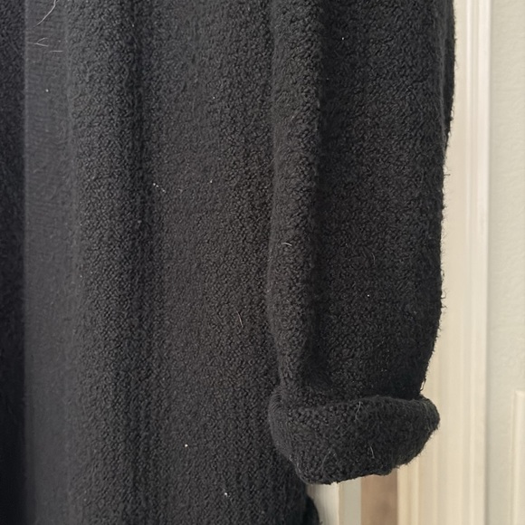 Unknown Brand, Soft Mid-Length Cardigan, Black Knit, XL - Picture 3 of 7